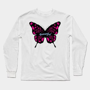 Beautiful Butterfly Long Sleeve T-Shirt